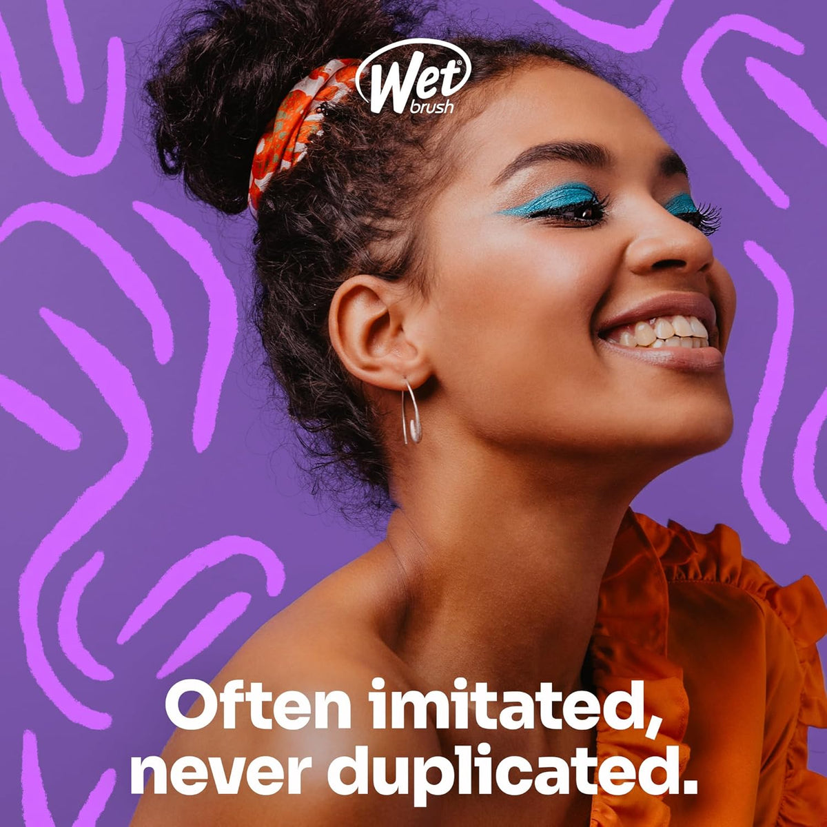 Wet Brush Mini Detangler – Gentle Detangling Tool for Curly and Textured Hair Nightly Routines