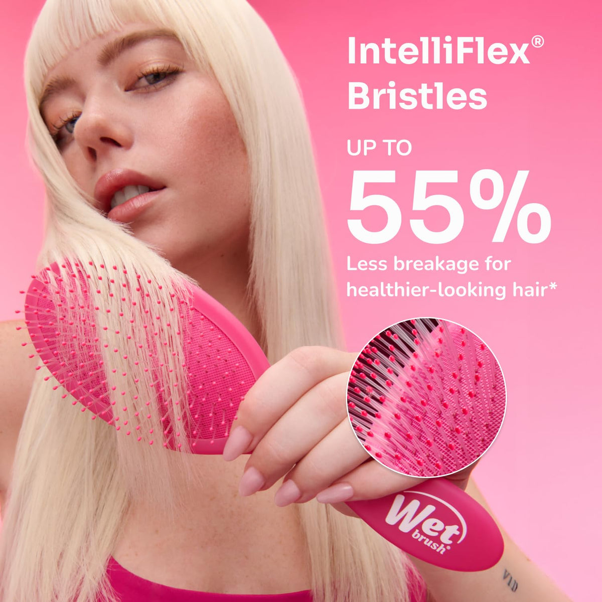 Wet Brush Original Detangler Hair Brush – Therapeutic Brushing Experience with IntelliFlex Bristles for a Soothing Daily Ritual