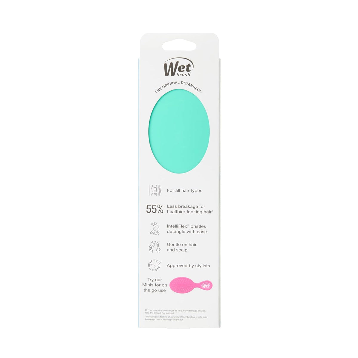 Wet Brush Original Detangler Hair Brush – Therapeutic Brushing Experience with IntelliFlex Bristles for a Soothing Daily Ritual