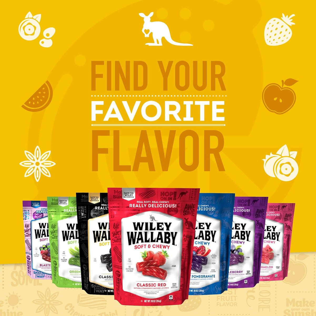 Wiley Wallaby Licorice – Reduced-Sugar Vegan Lemonade Twists for Clean Indulgence and Wellness Routines
