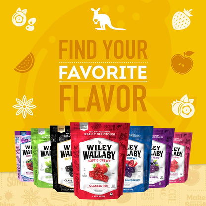 Wiley Wallaby Licorice – Reduced-Sugar Vegan Lemonade Twists for Clean Indulgence and Wellness Routines