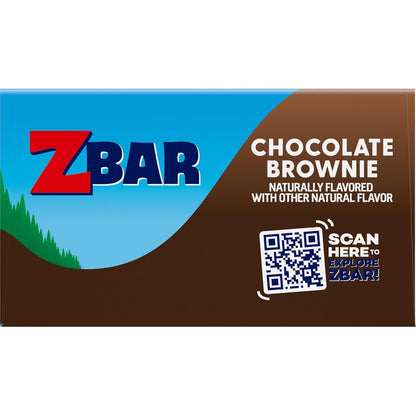 Zbar Chocolate Brownie Granola Bars – Individually Wrapped Road Trip Snack for Kids, USDA Organic Non-GMO