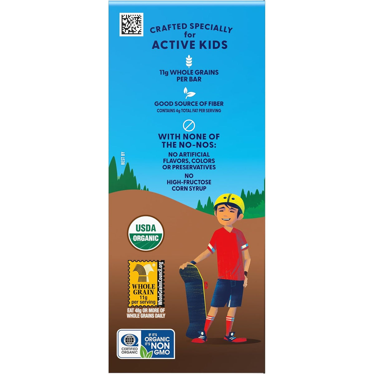 Zbar Chocolate Brownie Granola Bars – Individually Wrapped Road Trip Snack for Kids, USDA Organic Non-GMO