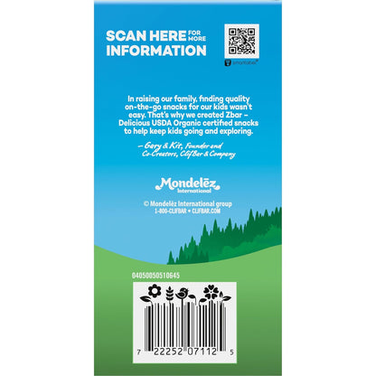 Zbar Oat Bites - Iced Oatmeal Cookie - Clean-Ingredient After-School Snack for Active Kids - 14g Whole Grains Per Pack