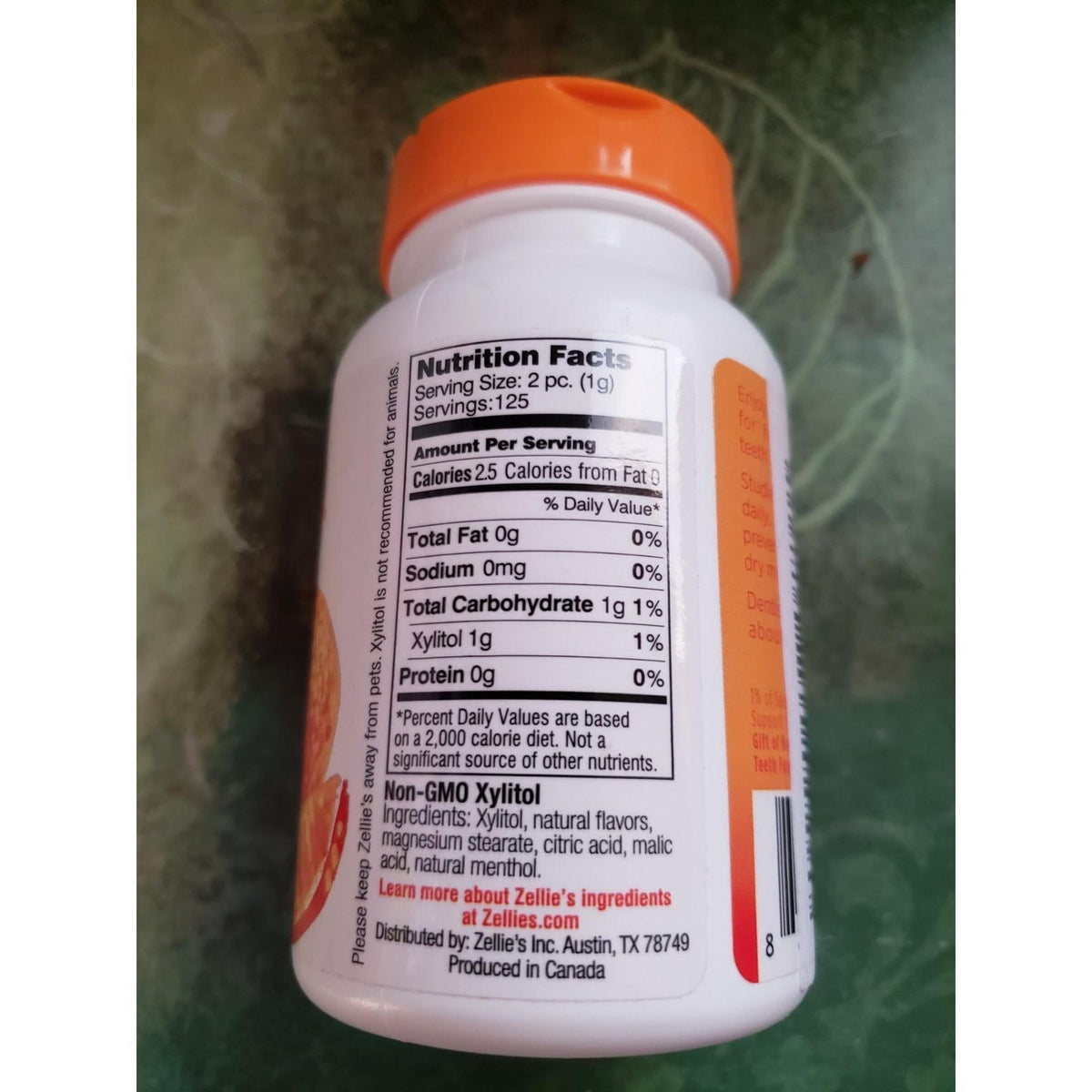 Zellie's Xylitol Hard Candy – Clean-Label Mints with Non-GMO and Gluten-Free Certifications